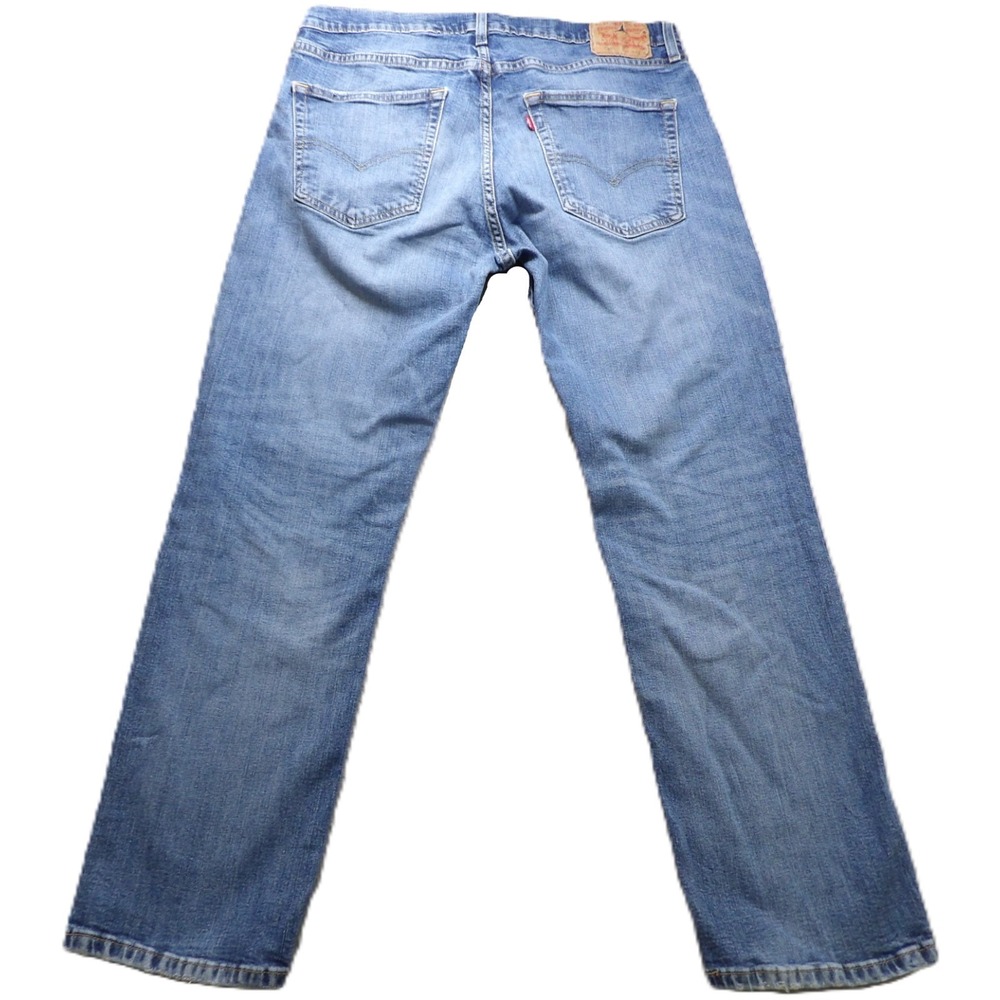 Levis 559 Relaxed Straight Leg Jeans Men W36 L30 Blue Denim Medium Wash Stretch